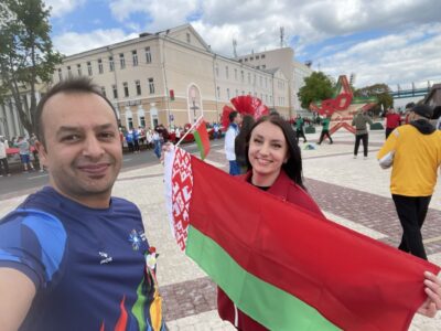 В едином забеге под флагом страны