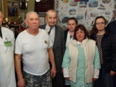 Врачи УЗ «ГОДСМ» в преддверии Дня Победы посетили на дому ветеранов спорта